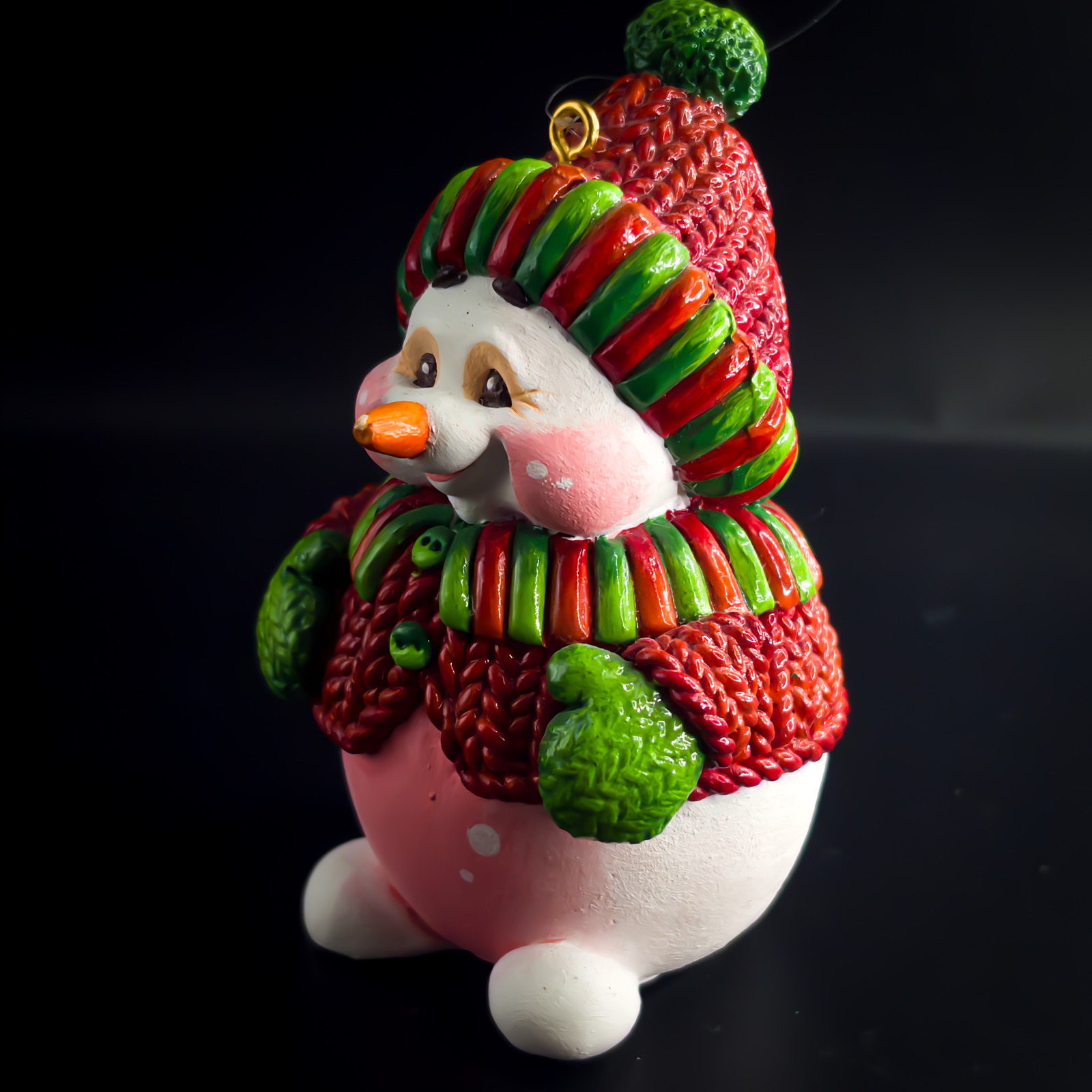 Елочная игрушка «Снеговик» 5