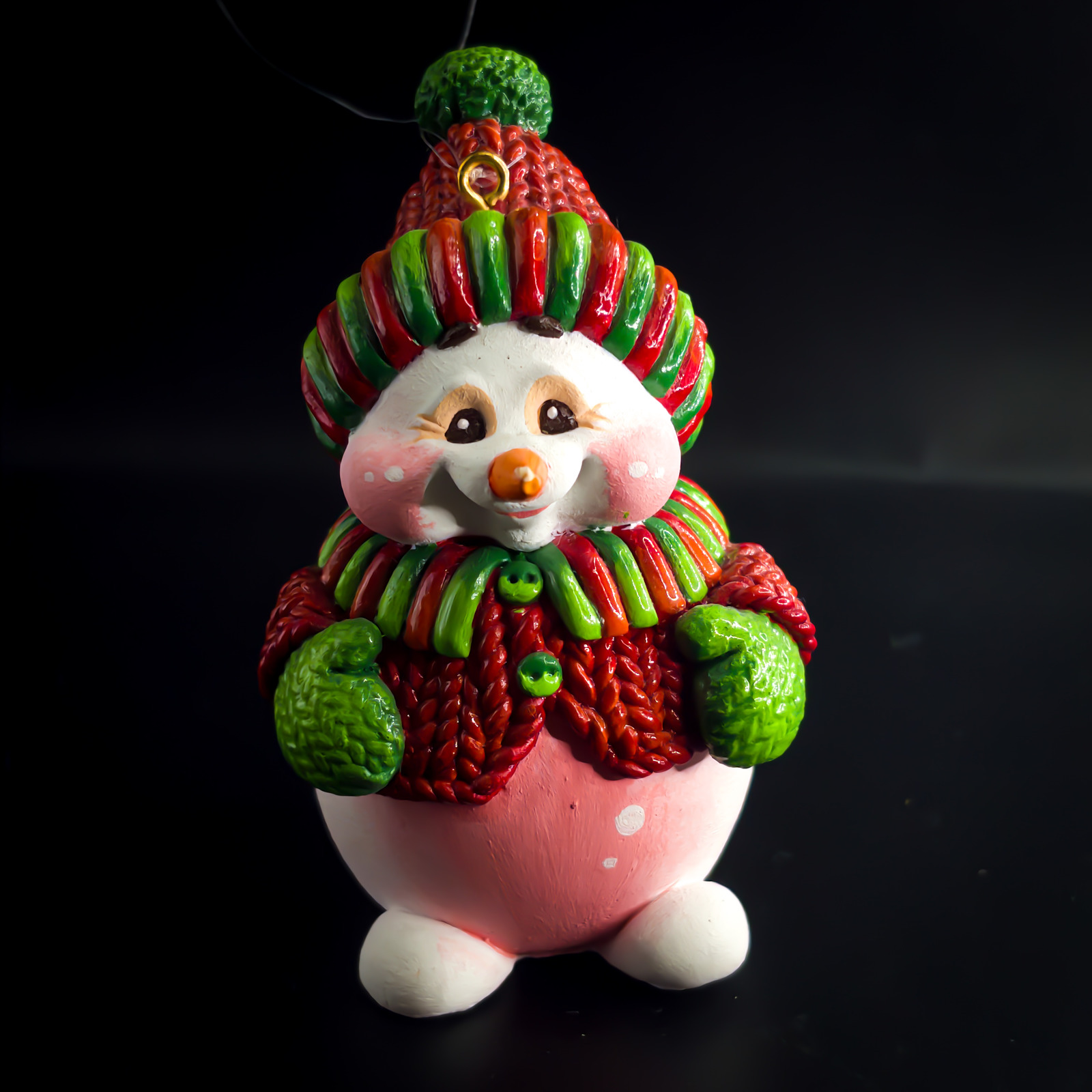 Елочная игрушка «Снеговик» 4