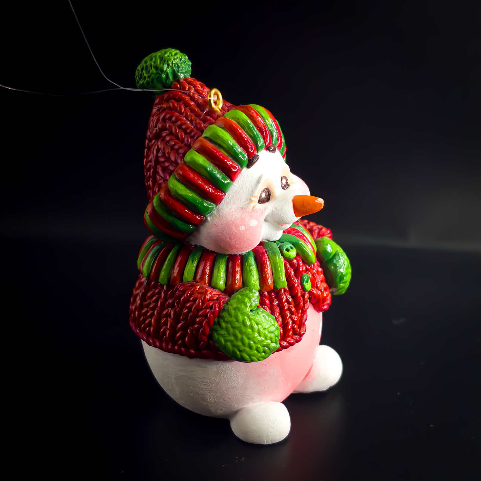 Елочная игрушка «Снеговик» 3