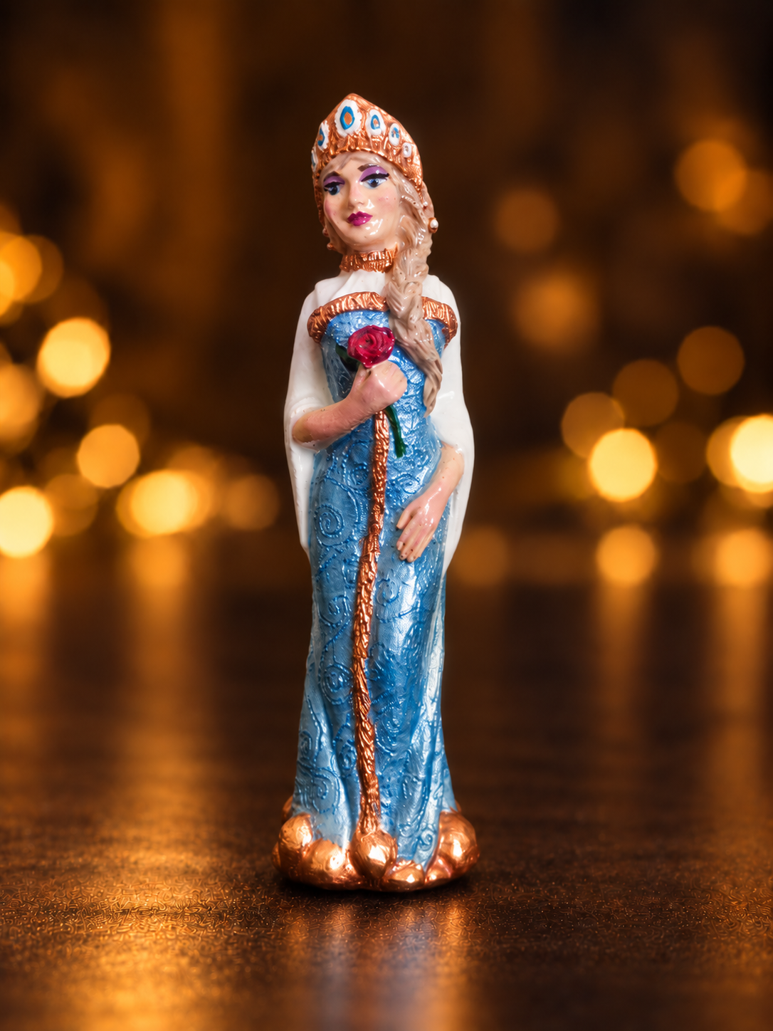 Елочная игрушка «Варвара Краса-длинная коса» 4